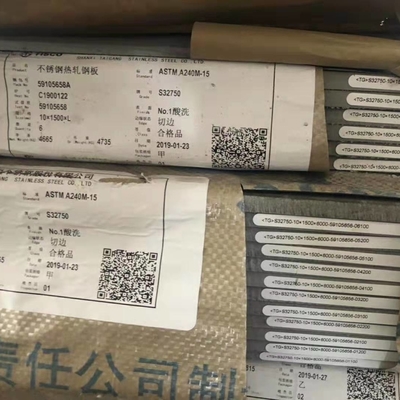 Warmgewalztes Super-Duplex-Edelstahlblech ASTM A240 2507 S32750 8*1500*6000mm