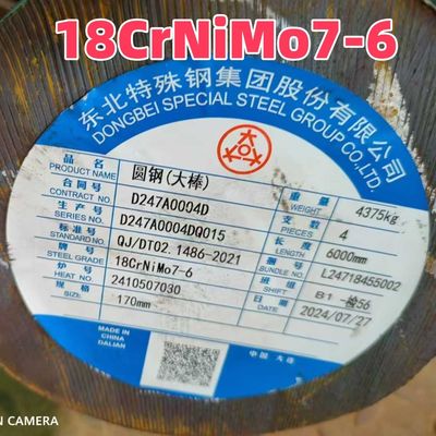 Warmgewalzt 18Crnimo7-6 Äquivalent 1.6587 18NCD6 Legierungsstahl Rundbar 105MM Weich gegossen