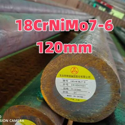 Warmgewalzt 18Crnimo7-6 Äquivalent 1.6587 18NCD6 Legierungsstahl Rundbar 105MM Weich gegossen