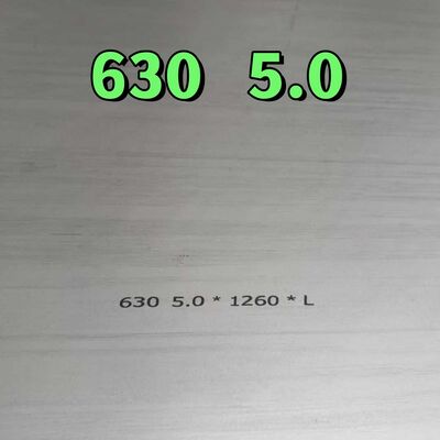 17-4PH SUS 630 Warmgewalzte Edelstahlplatte 1-30 mm Dicke H1150 HRC40 Härte