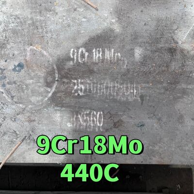 Hochkohlenstoff-Martensitische 9Cr18Mo SUS440C-Edelstahlplatte