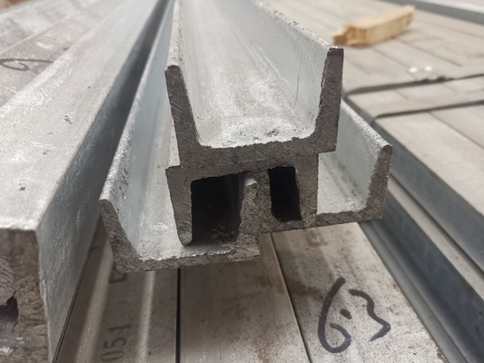 Q235b galvanisierte Stahlu-profilstäbe der 100*50*5mm 25mm x 50 X Millimeter Stärke-5mm