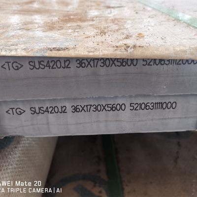 30Cr13/ EN 1.4028 / DIN X30Cr13 / JIS SUS 420J2 Edelstahlplatte für chirurgische Instrumente