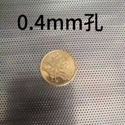 Perforiertes 304 Blatt Mikronloch 0,4 mm x 1000 x 2000 mm Edelstahlblech mit Mikroporisierung