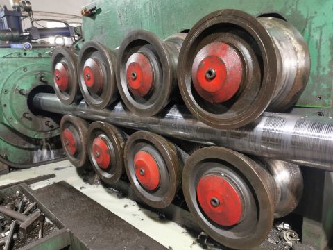 34CrNiMo6 Ausgelöschte Legierung Stahl Runde Stange Normalisierte Verbrennung DIN 1.6582 OD 25mm 4