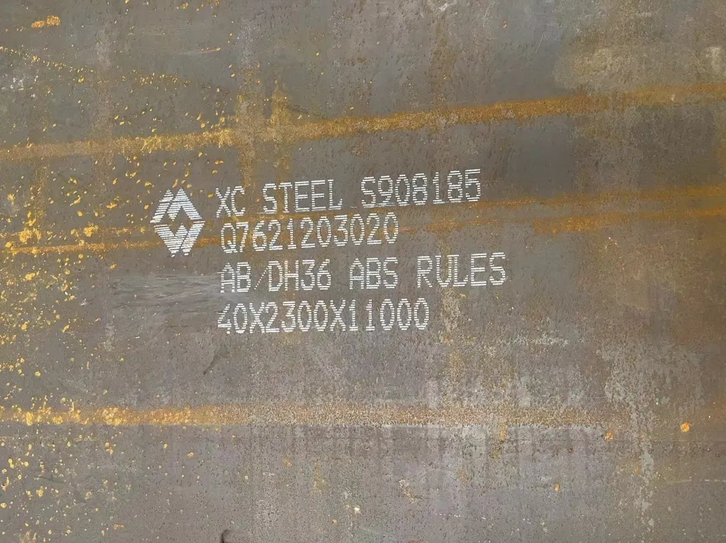 Hochfeste Schiffsstahlplatte Material Eq70 Abs 12600 X 3000 X 70mm mit 3,2 Cert 1