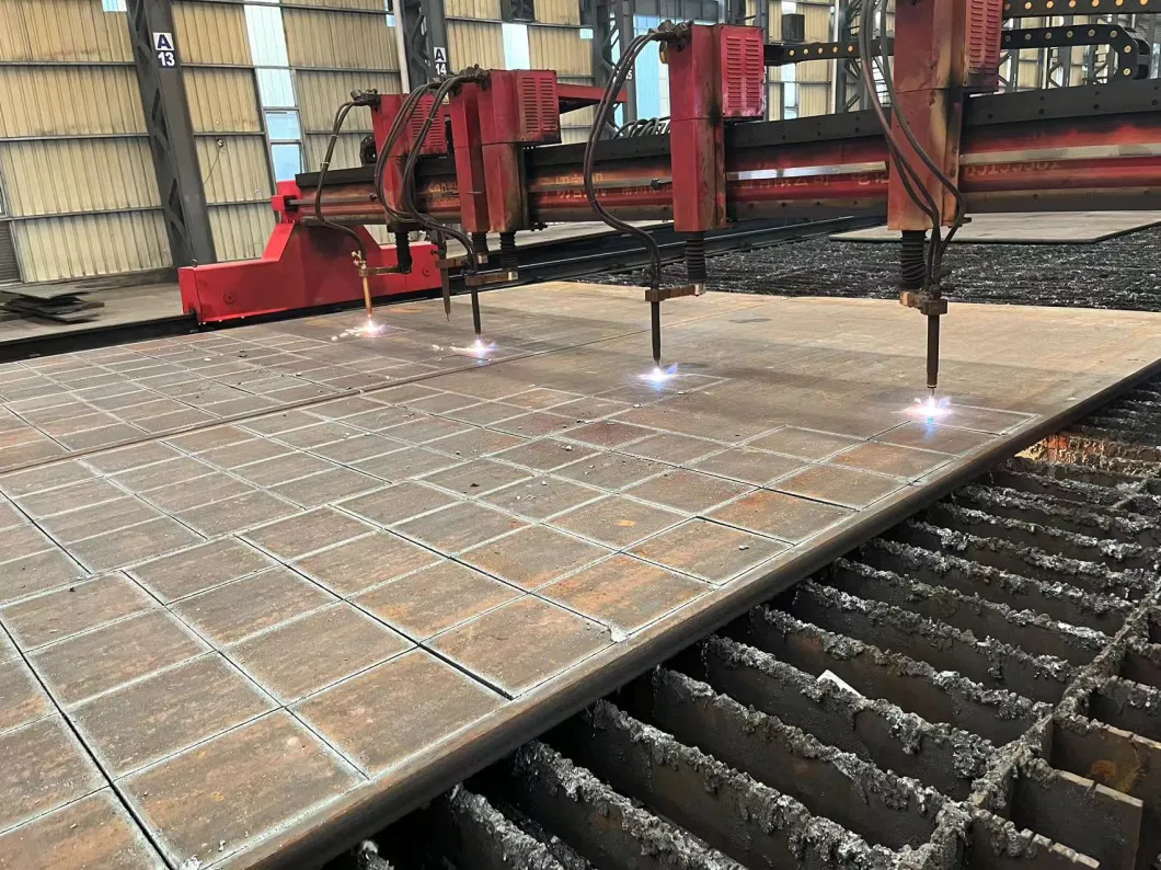 Hochfeste Schiffsstahlplatte Material Eq70 Abs 12600 X 3000 X 70mm mit 3,2 Cert 2