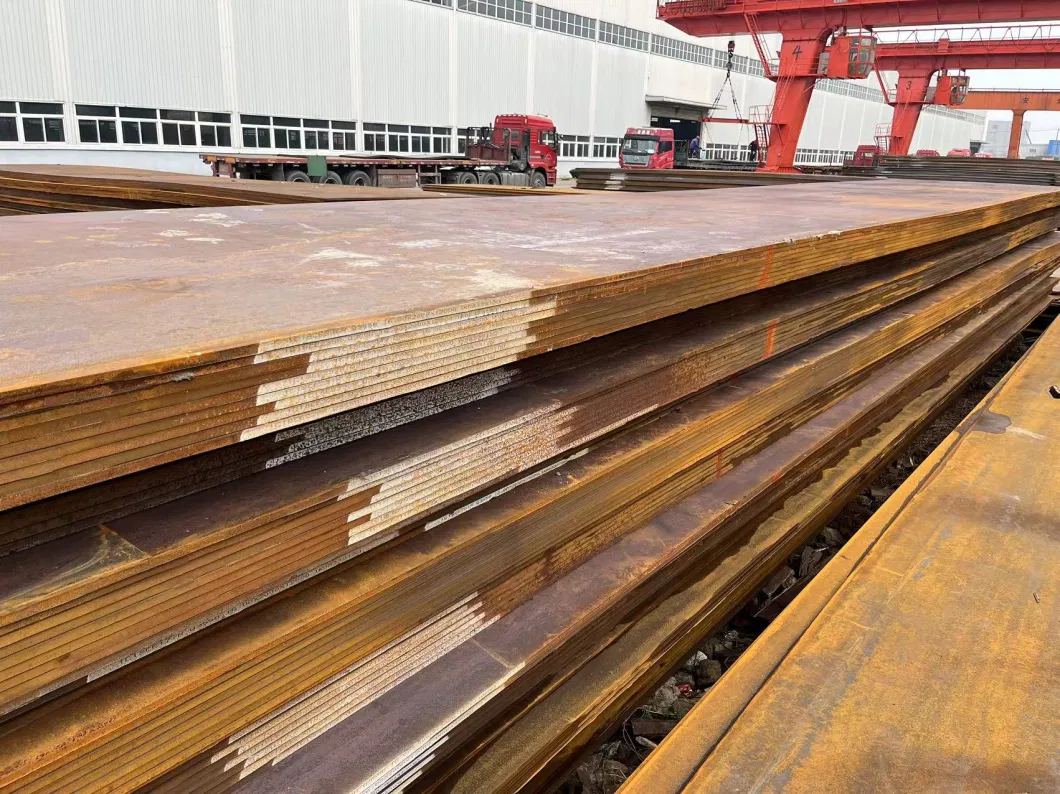 Hochfeste Schiffsstahlplatte Material Eq70 Abs 12600 X 3000 X 70mm mit 3,2 Cert 4