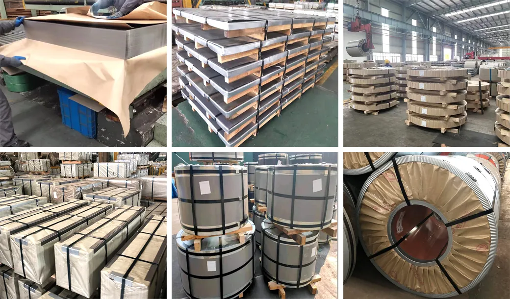 Hot Dip Galvanized Stahlfolie Spirale Dx51 Z275 G90 1,5 mm * 1500 x 3000 mm Null Spangel 0