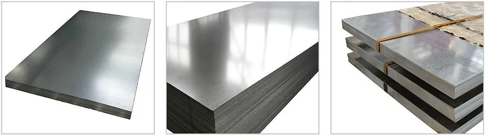 Verzinkte Oberflächenbehandlung SGCC DX51D Verzinkte Stahlplatte Z80-Z275 4