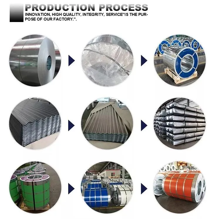 DX51D Z275 G90 1.0x1500 1.5x1500 Chromsäure-Hot Dip Galvanized Stahl Roll Streifen 4